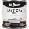 Old Masters Old Masters 62516 0.5 Pint Weathered Wood Fast Dry Stain 62516
